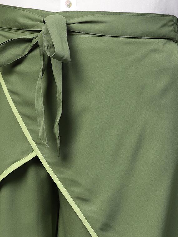 piping detail overlay trouser - 15955065 - Zoom Image - 5