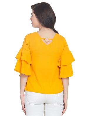 bell sleeved layered top - 15955271 - Standard Image - 3