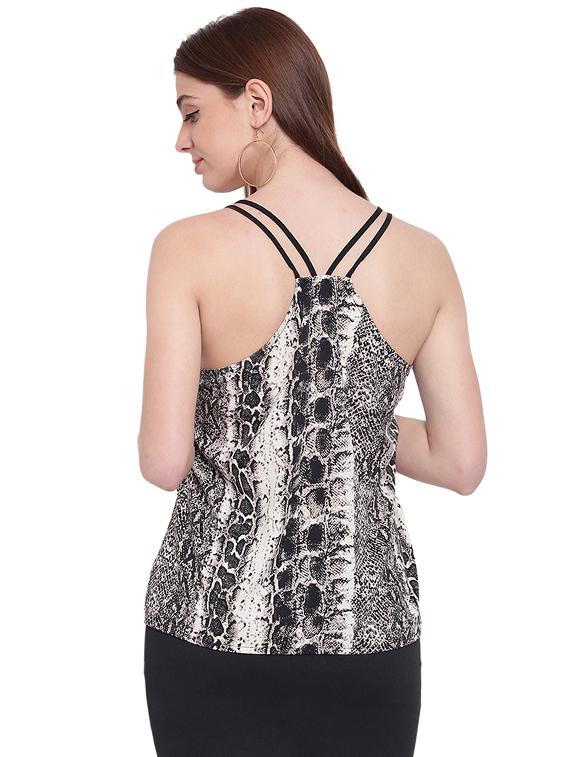 racer back snake print top - 15955318 - Zoom Image - 3