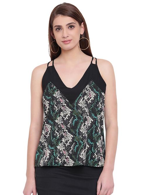 racer back snake print top - 15955319 - Standard Image - 1