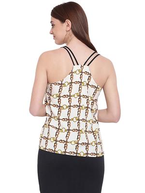 racer back chain print cami top - 15955320 - Standard Image - 3