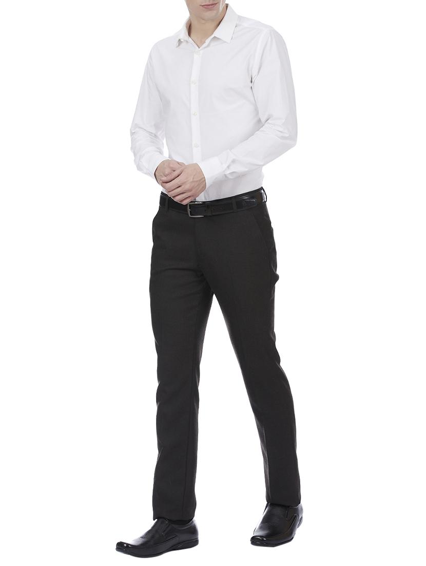 black viscose flat front formal trouser - 15955335 - Zoom Image - 4