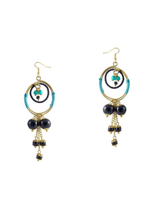 multi colored copper drop earring - 15955372 - Standard Image - 1