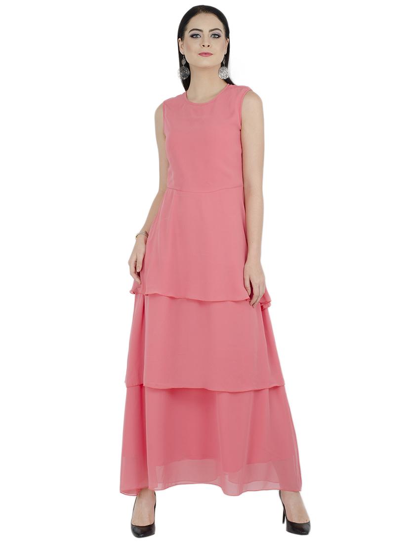 sleeveless layered maxi dress - 15955719 - Zoom Image - 1