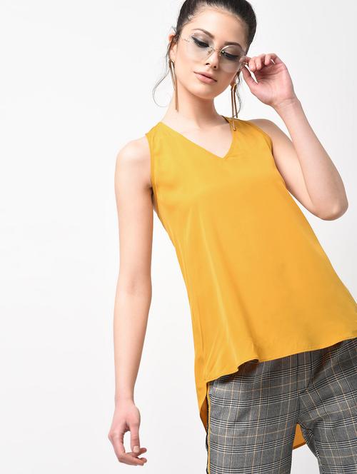 racer back asymmetric top - 15956731 - Standard Image - 1
