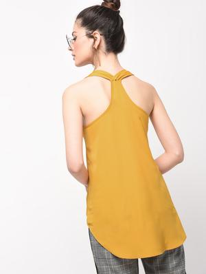 racer back asymmetric top - 15956731 - Standard Image - 3