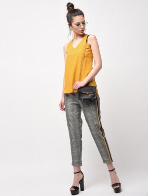 racer back asymmetric top - 15956731 - Standard Image - 4
