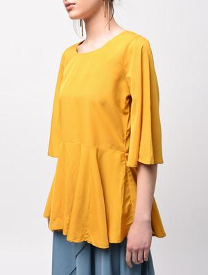 flared sleeved pep hem top - 15956741 - Standard Image - 5