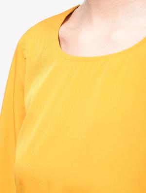 flared sleeved pep hem top - 15956741 - Standard Image - 6