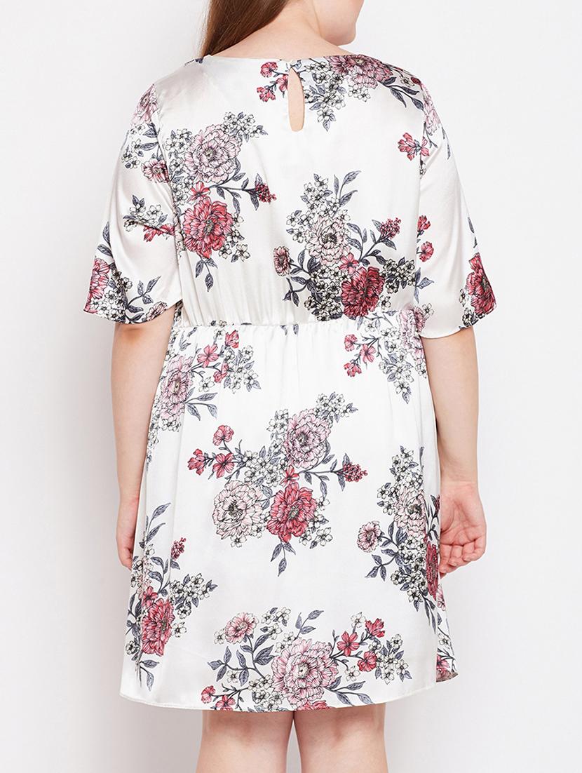 floral a-line plus dress - 15956783 - Zoom Image - 3
