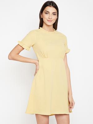 frill detail a-line dress - 15956791 - Standard Image - 2