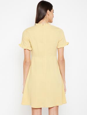 frill detail a-line dress - 15956791 - Standard Image - 3