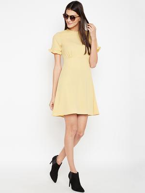 frill detail a-line dress - 15956791 - Standard Image - 4