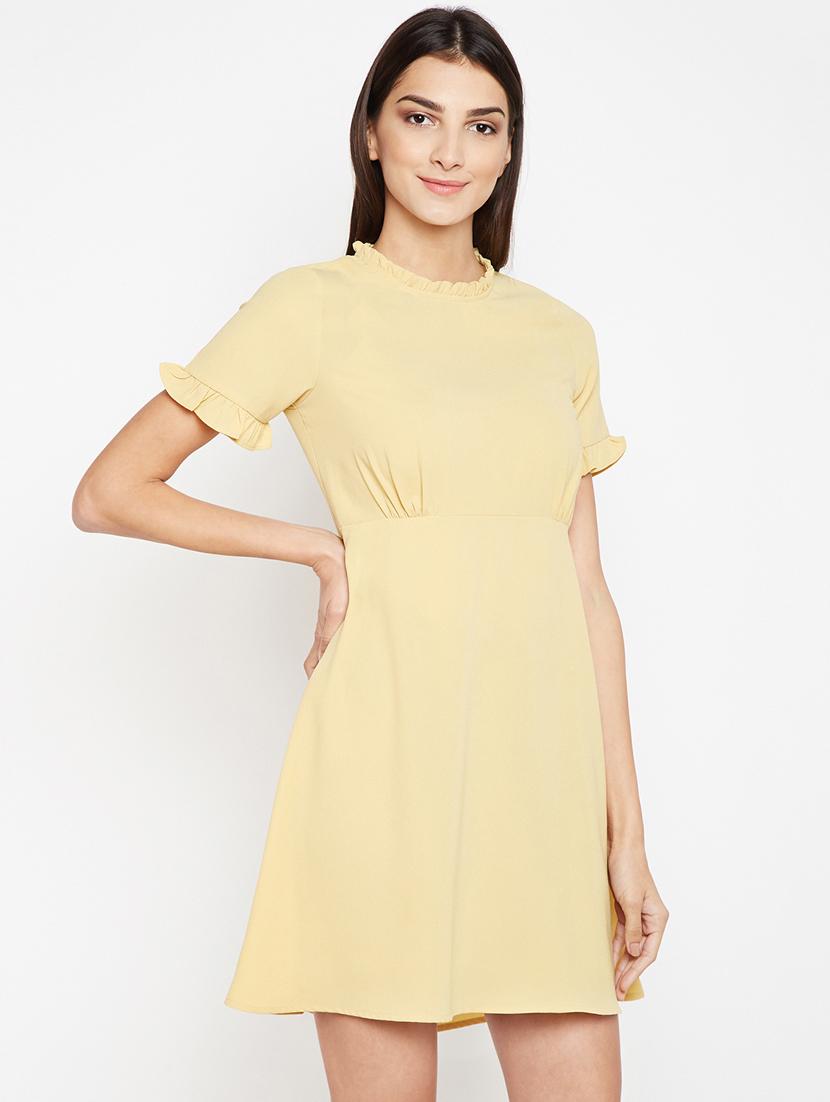 frill detail a-line dress - 15956791 - Zoom Image - 2
