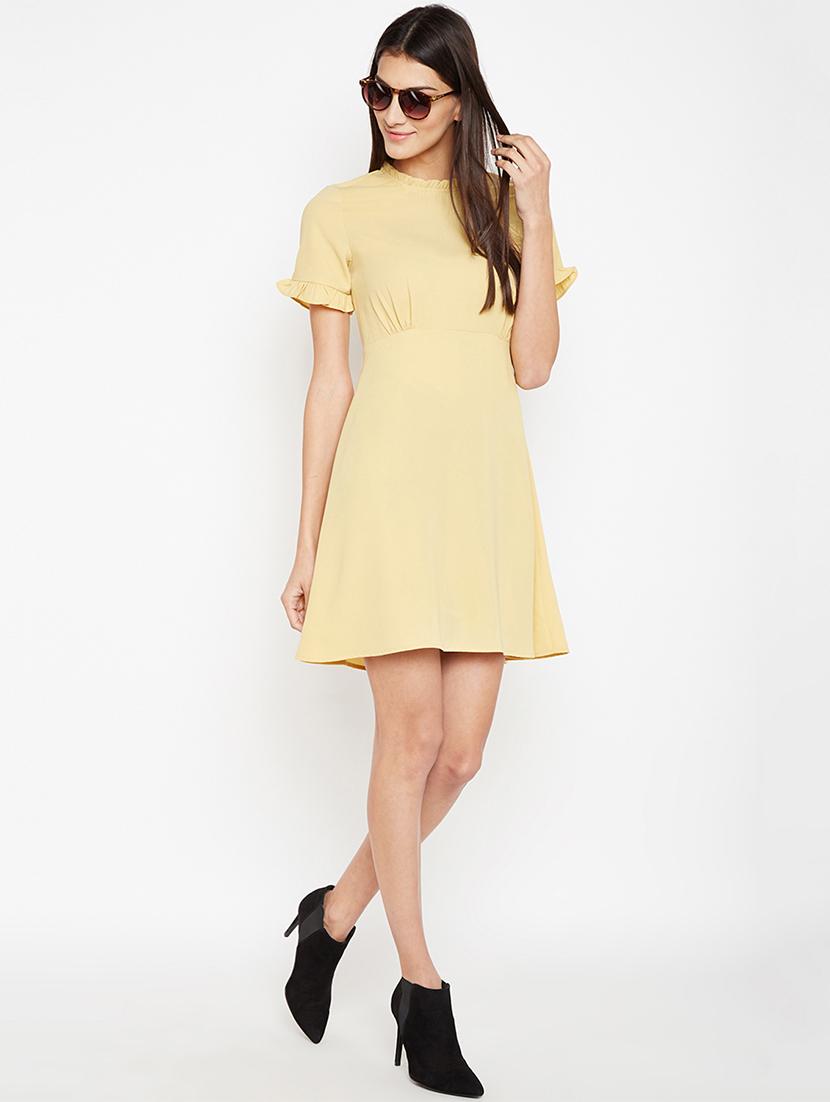 frill detail a-line dress - 15956791 - Zoom Image - 4