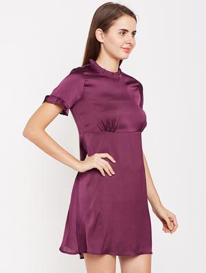 frill detail a-line dress - 15956793 - Standard Image - 2