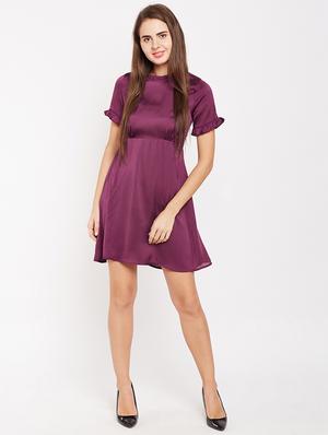 frill detail a-line dress - 15956793 - Standard Image - 4