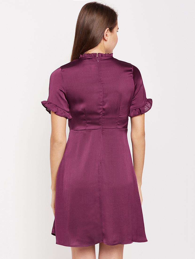 frill detail a-line dress - 15956793 - Zoom Image - 3