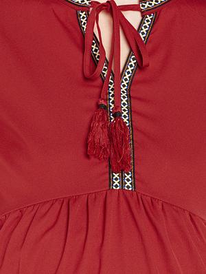 embroidered a-line maternity dress - 15956803 - Standard Image - 5