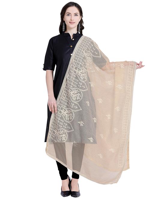 embroidered cotton dupatta - 15956881 - Very Small Image - 1
