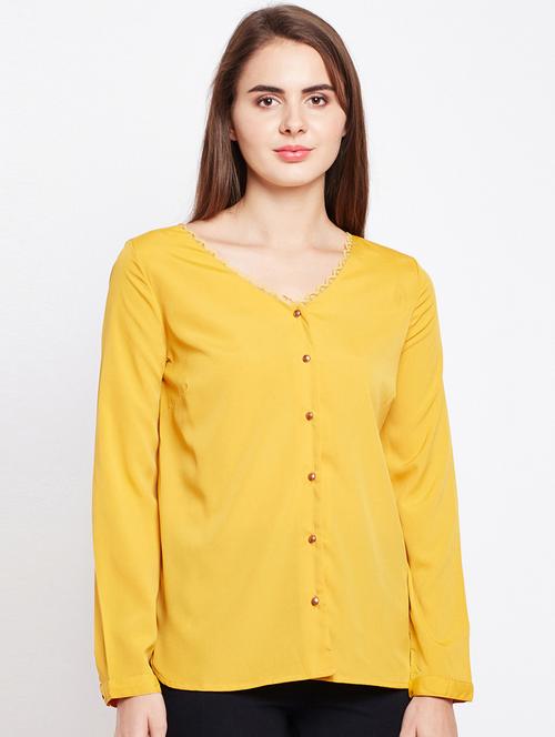 lace detail button up top - 15956917 - Standard Image - 1
