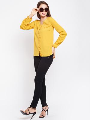 lace detail button up top - 15956917 - Standard Image - 4