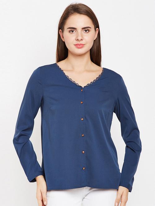 lace detail button up top - 15956918 - Standard Image - 1