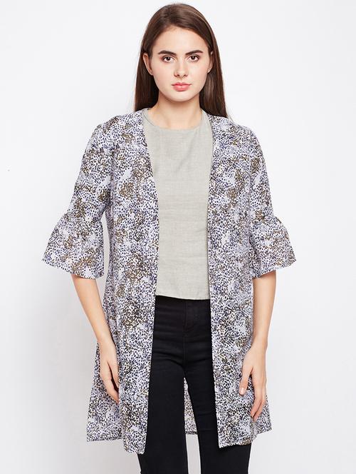 bell sleeved sheer shrug - 15956922 - Standard Image - 1