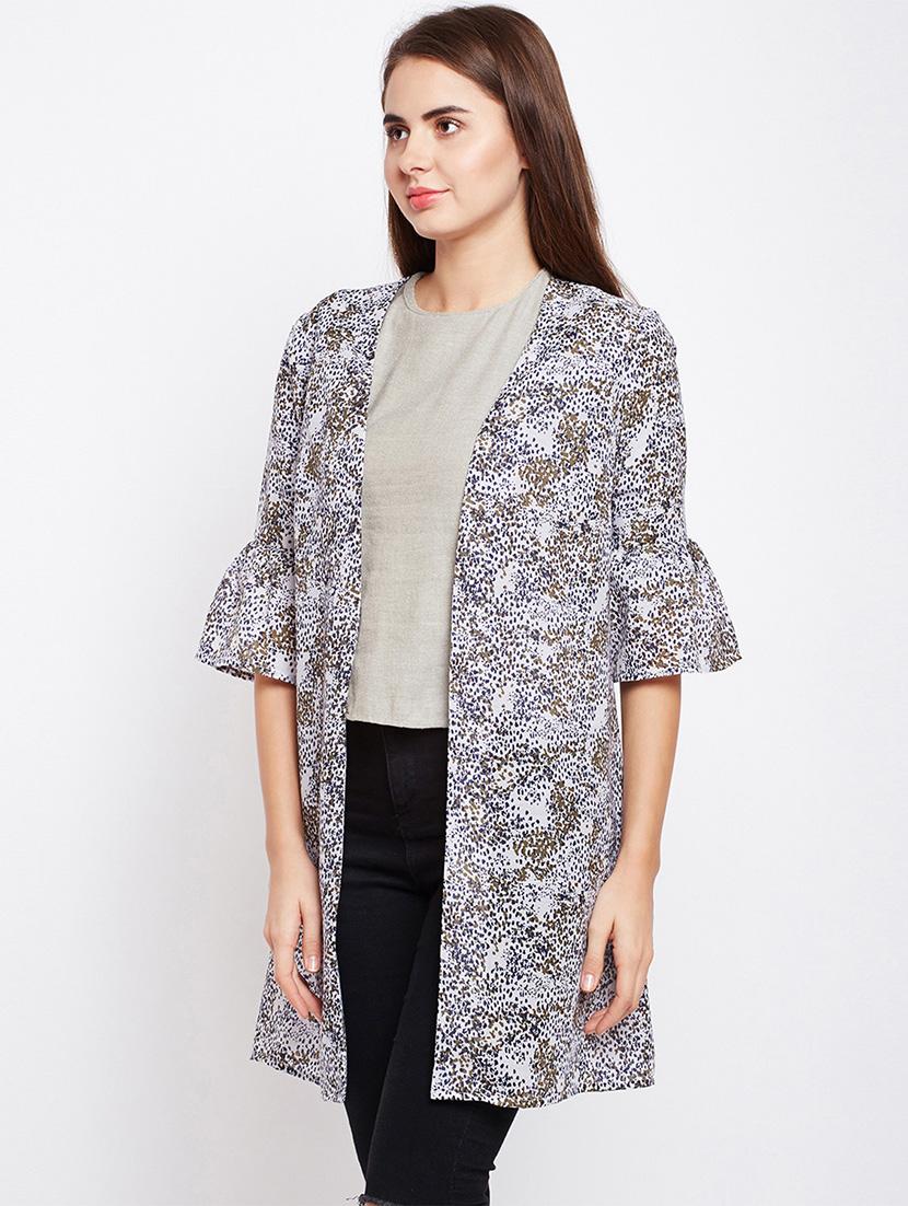 bell sleeved sheer shrug - 15956922 - Zoom Image - 2