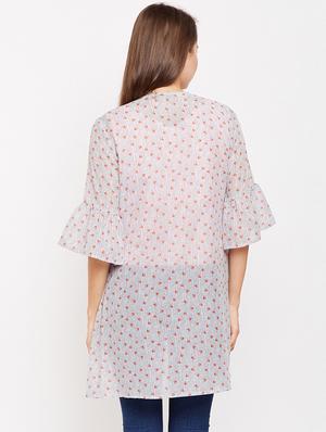 bell sleeved sheer shrug - 15956924 - Standard Image - 3