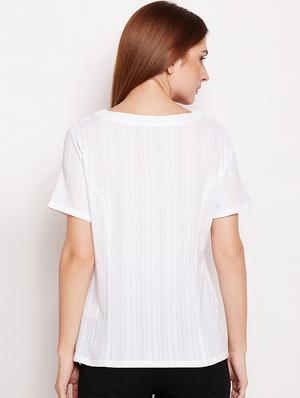 pocket patch v-neck top - 15956926 - Standard Image - 3