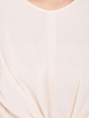 ruffle sleeved tie front top - 15956969 - Standard Image - 5