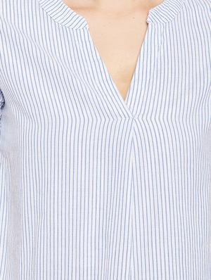 tie up striped top - 15956983 - Standard Image - 5