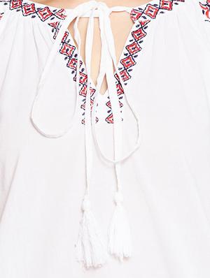 embroidered raglan sleeved tunic - 15957000 - Standard Image - 5