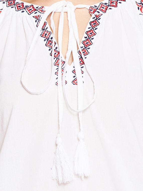 embroidered raglan sleeved tunic - 15957000 - Zoom Image - 5