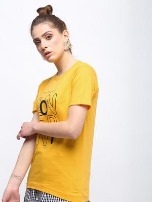 crew neck quirky text tee - 15957361 - Standard Image - 3