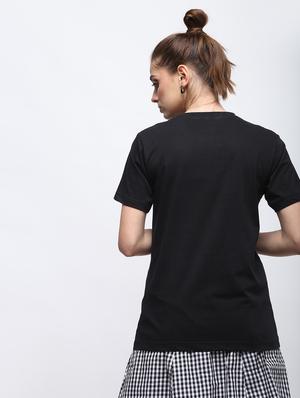 crew neck letter print tee - 15957368 - Standard Image - 3