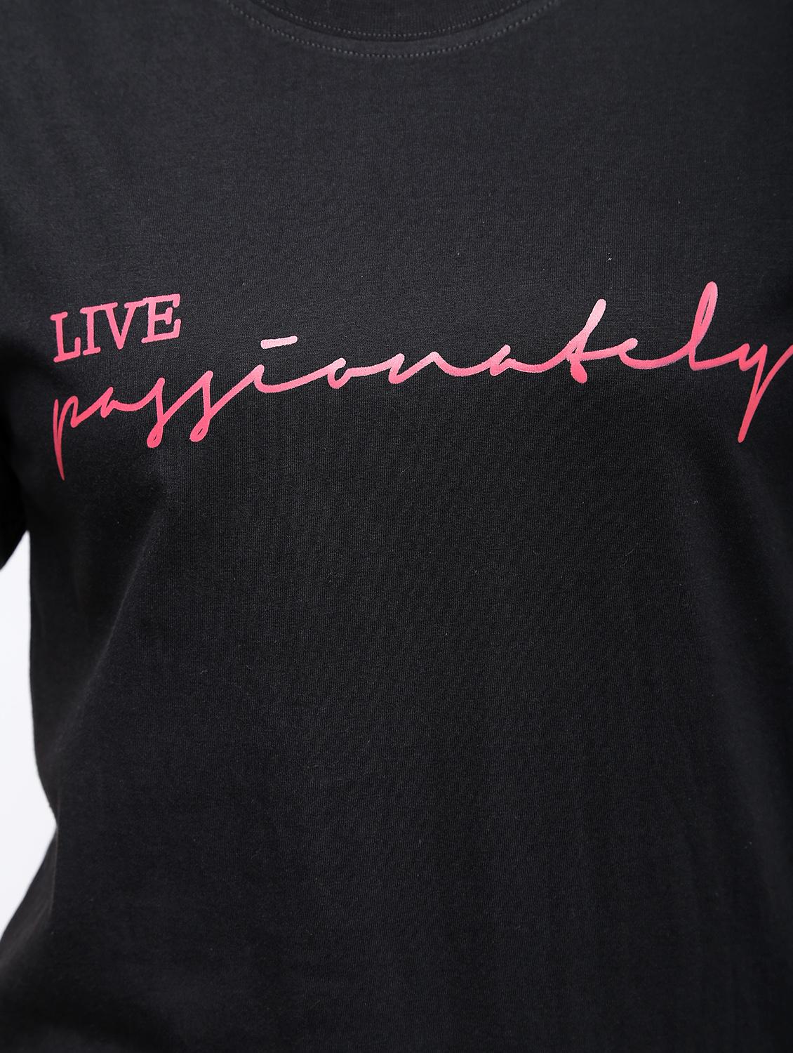 crew neck letter print tee - 15957368 - Zoom Image - 6
