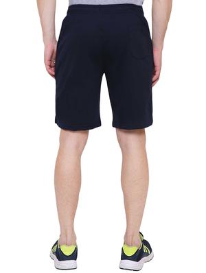 navy blue solid shorts - 15958224 - Standard Image - 3
