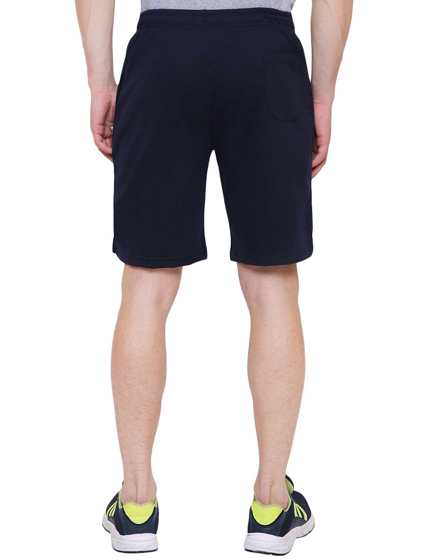 navy blue solid shorts - 15958224 - Zoom Image - 3
