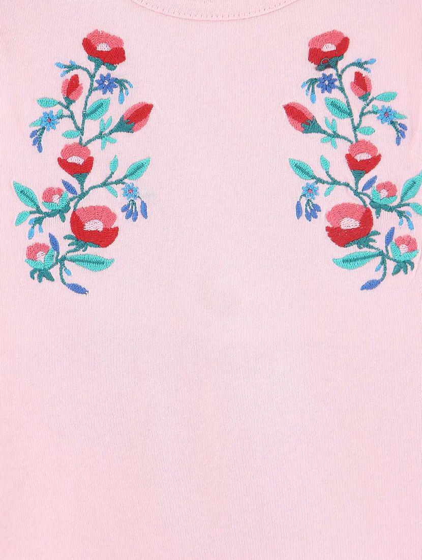 ruffle sleeve floral embroidered top - 15958255 - Zoom Image - 3