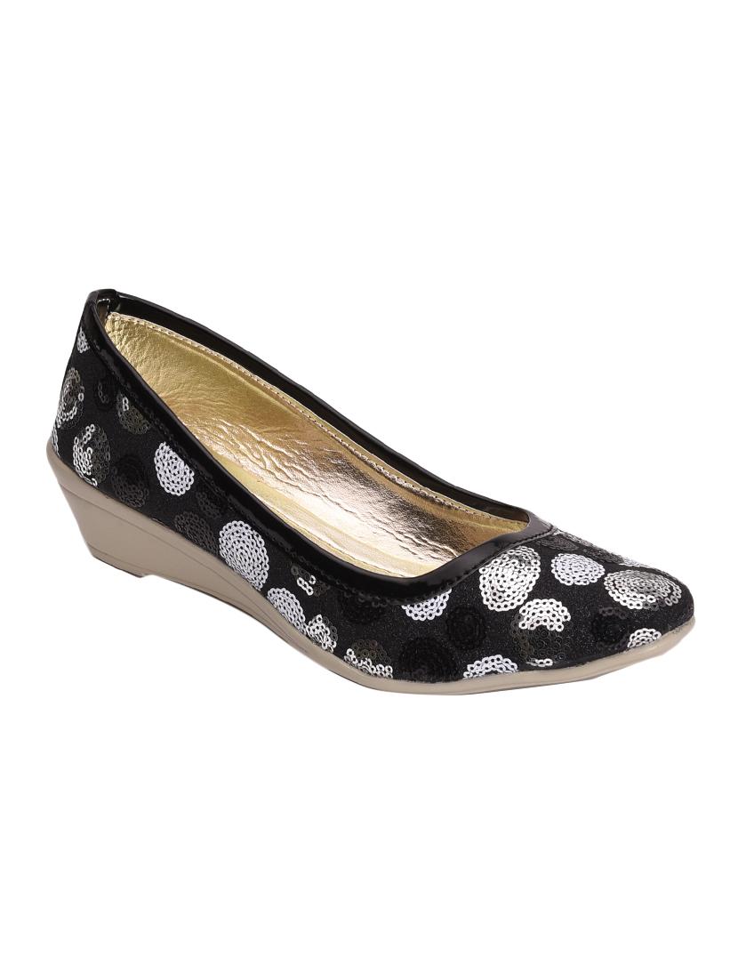 black slip on wedges - 15958329 - Zoom Image - 1