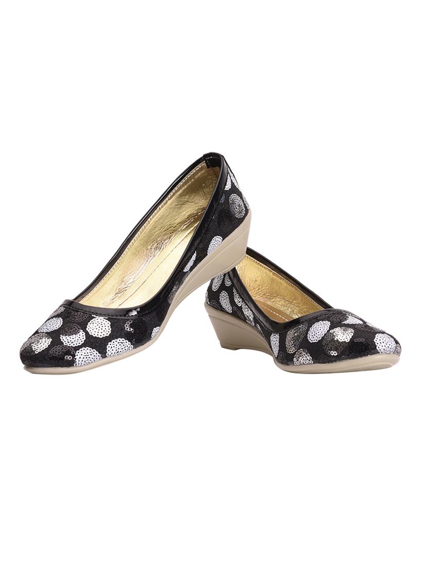 black slip on wedges - 15958329 - Zoom Image - 4