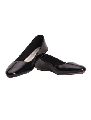 black slip on ballerinas - 15958332 - Standard Image - 3