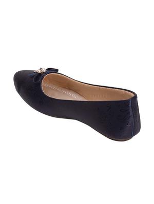 blue slip on ballerinas - 15958334 - Standard Image - 2
