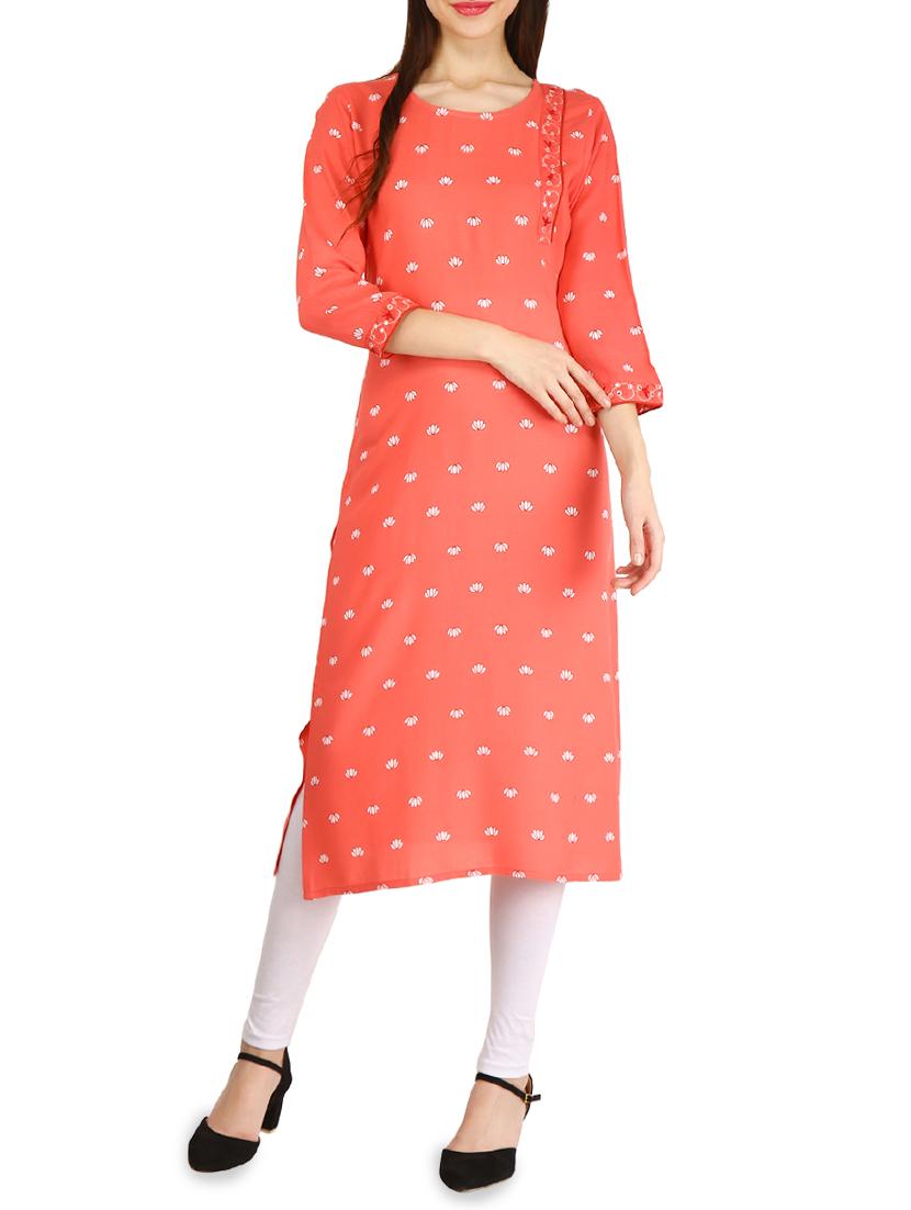 Straight printed kurta - 15958638 - Zoom Image - 1