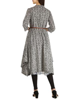 asymmetric printed kurta - 15958673 - Standard Image - 3