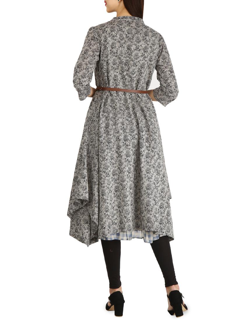 asymmetric printed kurta - 15958673 - Zoom Image - 3