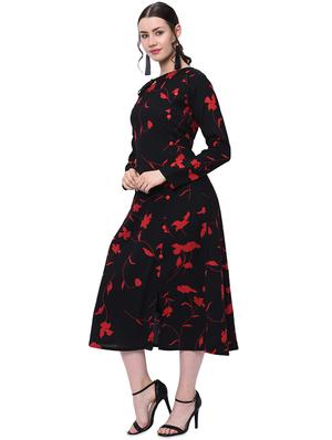 a-line printed dress - 15958849 - Standard Image - 2