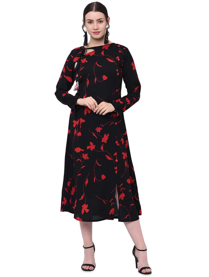 a-line printed dress - 15958849 - Zoom Image - 1